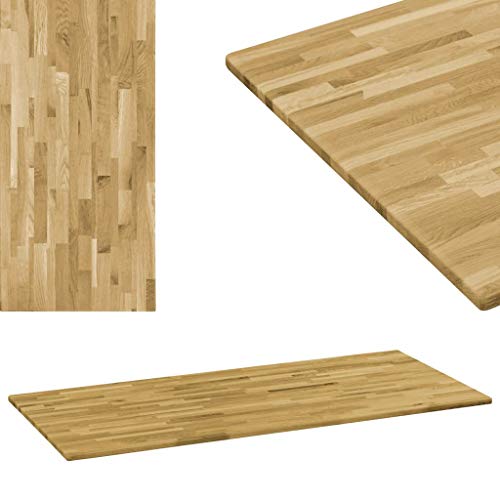 Tampo de Mesa VIDAXL Madeira (Castanho - 100 x 60 cm) vidaXL - Mesas de cozinha e sala de jantar - castanho, 100x60 cm, madeira