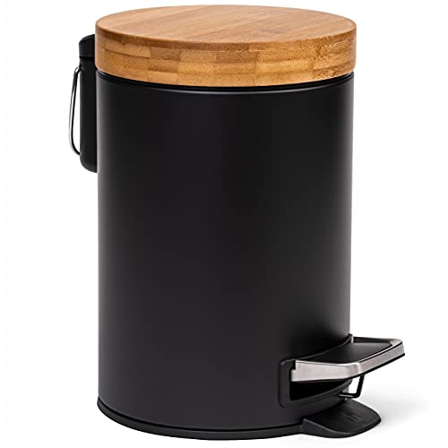 Caixote do Lixo KAZAI 3L (Preto - Plástico) mtc commerce UG - Lixeiras e cestos de lixo - cubo de lixo, 3L, plástico, preto