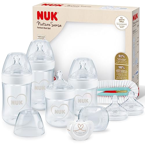 Conjunto de biberões NUK Nature Sense Perfect Start (0-18 meses) NUK - Biberões - biberões, 0-18 meses