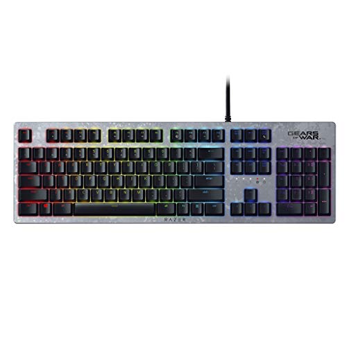 Teclado Gaming RAZER Huntsman Gears of War (USB - Idioma Inglês - Preto) RAZER - Teclados - teclado gaming, razor huntsman gears of war, usb, preto, rectangular