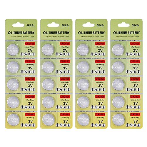 Pilhas BATERIA LITHIUM CR2025 3V (20 UNIDADES) Fortune - Baterias de uso geral - litio, 3V, 22 mAh, CR2025