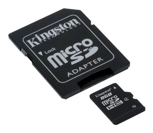 Cartão de Memória MicroSD KINGSTON SDC4/8GB Kingston - Cartões de memória flash - 8 gb, microsd, class 4, 20 MB/s