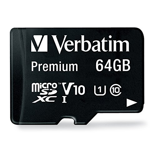 Cartão de Memória MicroSD VERBATIM Premium (64 GB) Verbatim - Cartões de memória flash - 64 gb, MicroSDHC, Class 10, 80 MB/s