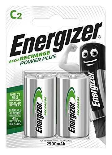 Bateria Recarregável RECHARGE ENRC2500P2 Energizer - Baterias de uso geral - 2200mAh, 2 unidades, recarregável, ião-lítio