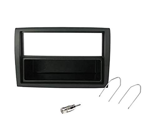Suporte Auto-rádio 1 Din Fiat Ducato/Citroën Berlingo Peugeot Boxer Sound Way - Acessórios interiores de veículos a motor - autorradio, 1 din, cinzento, Citroën Berlingo, peugeot boxer, Fiat Ducato