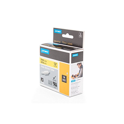 Fita para Etiquetadora DYMO 18054 Preto sobre Amarelo DYMO - Fitas de etiquetas e recargas - preto, amarelo, plástico, 15m