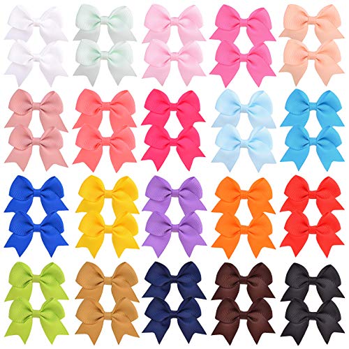 Gancho com Cordão e Lazo Cocodrilo 6Cm 40Un jollybows - Banho e corpo - gancho, cordão, lazo, cocodrilo, acessórios, cabelo