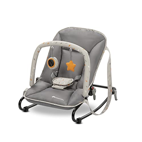 Espreguiçadeira BEBE CONFORT Starlight Cinzento Quente Dorel juvenile - Móveis para bebês e crianças pequenas - balanço, arnês 3 pontos, encosto ajustável, cadeira de banho