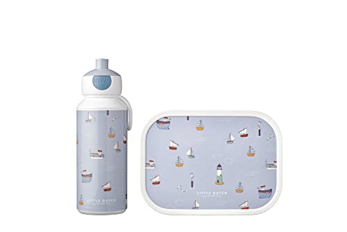 Mepal Lunch Box Set Campus 0.4L + 0.75L Azul MEPAL - Lancheiras e sacos - mepal, lunch box set campus, azul, caixa bento, jarra, garfo