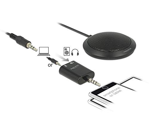 Microfone de Mesa DELOCK 65873 Preto Delock - Microfones - mesa, preto