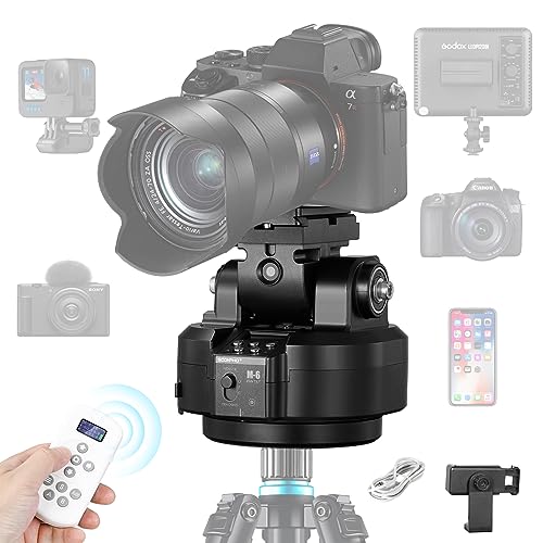 Tripé SOONPHO M6 Motorizado 360 Graus com Suporte para Smartphone Soonpho - Cabeças de tripé e monopé - motorizado, suporte smartphone, câmaras digitais, controlo remoto