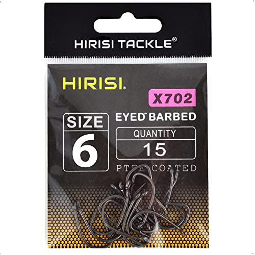 Anzolos HIRISI X702 Anzuelo de Pesca com Púa Hirisi - Anzóis de pesca - metal, preto, pesca