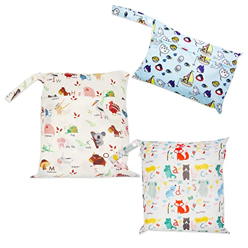 Organizador Impermeável para Bebé 3 Unidades CQQNIU - Móveis para bebês e crianças pequenas - impermeável, 3 unidades, bolsas, fraldas