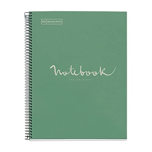 Caderno MIQUELRIUS A4 (80 folhas - Quadriculado: 5x5 mm) MIQUELRIUS - Cadernos e bloco de notas - a4, 80 folhas, quadriculado, microperfuradas