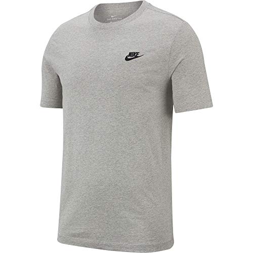 T-shirt para Homem NIKE M Nsw Club Cinzento para Futebol (M) Nike - Camisas e tops - homem, futebol, cinzento, m