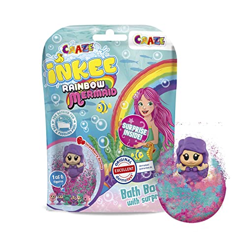 Bombas para o banho CRAZE INKEE Surprise Bath Bom Mermaid CRAZE - Banho e corpo - bombas, banho, surprise, Mermaid
