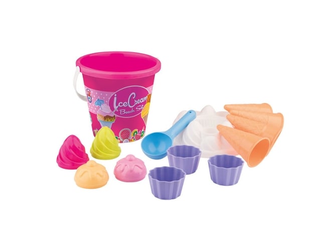 Conjunto de brinquedos de areia ANDRONI GIOCATTOLI 1292-0000 Androni - Formas de bolos - conjunto, brinquedos, areia, ANDRONI, giocattoli, cubo, gelado, pá, criança, jogar, formas