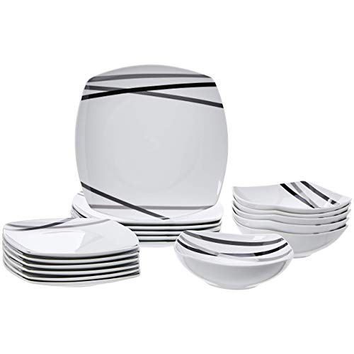 Conjunto de Talheres para 18 Pessoas BASICS Moderno Amazon Basics - Utensílios de mesa - conjunto, talheres, 18 pessoas, modernos
