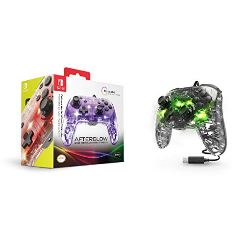 Comando com fios PDP Afterglow (Nintendo Switch) - Cinza PDP - Controladores de jogo - comando, fios, nintendo switch, cinza
