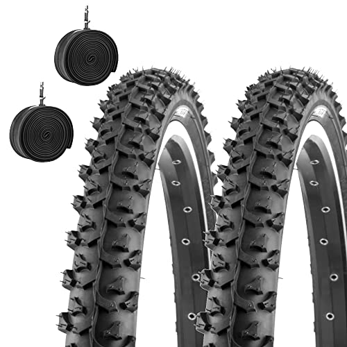 Pneus para Ciclismo de Montanha TANUK MTB Ecovelo - Pneus de bicicleta - ciclismo, montanha, 1 kg, 27x26x3 cm