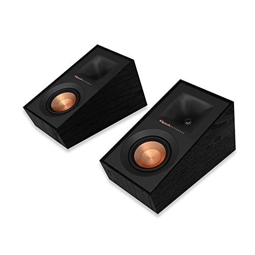Altifalantes 7.1 KLIPSCH R-40SA Preto (Sistema Hi Fi) Klipsch - Alto-falantes - dolby atmos, 7.1 canais, home cinema, frequência 47hz