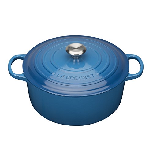 Tacho Cocotte 24Cm LE CREUSET 21177242002430 - Azul Le Creuset - Fornos holandeses - tacho, cocotte, 24cm, le creuset, azul