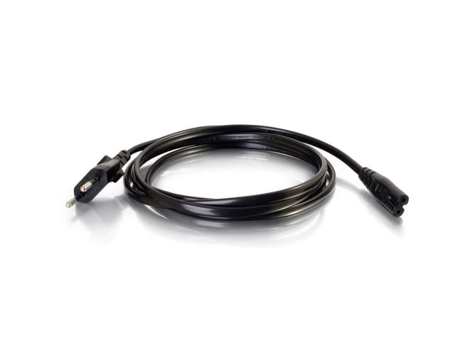 Cabo de Alimentação C2G (C7 - C7 - 2 m - Preto) C2G - Adaptadores de energia e carregadores - cabo alimentação, c7, 2m, preto