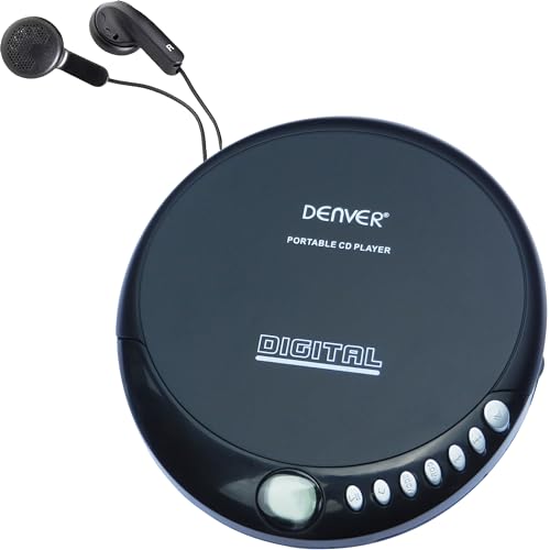 Leitor de CD DISMAN DENVER DM 24 (Preto - Digital - FM/AM) Denver - Leitores e gravadores de cd - preto, digital, fm/am