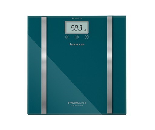 Balança Digital TAURUS SyncroGlass (Peso máximo 180 kg) Taurus - Balanças de peso corporal - digital, syncroglass, 180 kg