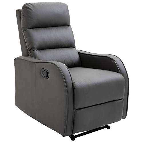 Poltrona HOMCOM Reclinável (Rosa - 65 x 89 x 100 cm) HOMCOM - Poltronas, poltronas reclináveis e poltronas-cama - reclinável, rosa, 65x89x100 cm