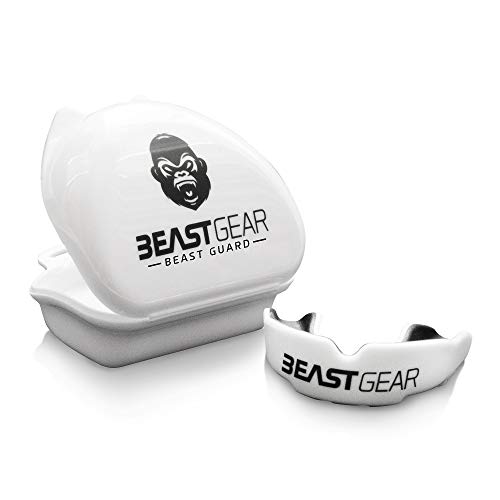 Proteção Maxilofaríngea BEAST GEAR Beast Guard Preto Beast Gear - Protetores bucais esportivos - proteção, maxilofaríngea, preto