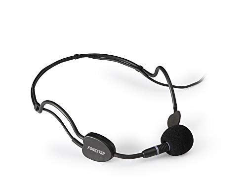 Microfone FONESTAR FCM-612MC (Preto - 10 mC - Condensador) FONESTAR - Fones de ouvido - preto, 10 mC, condensador