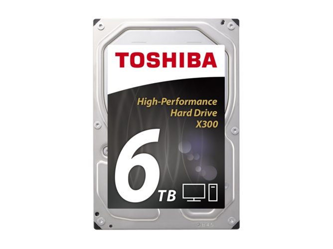 Disco HDD Interno TOSHIBA HDWT120UZSVA (6 TB - SATA - 7200 RPM) Toshiba - Discos rígidos - 6 tb, sata, 7200 rpm