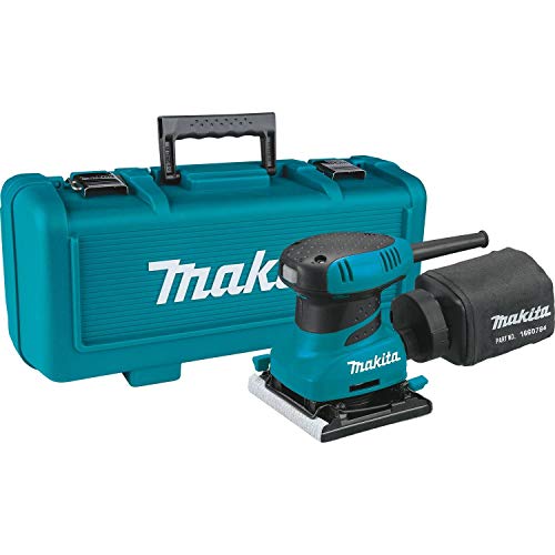 Lixadeira Orbital MAKITA BO4556K (200 W - 12.000 rpm) Makita - Lixadeiras - 200 W, 12.000 rpm, aspiração de pó, placa perforadora