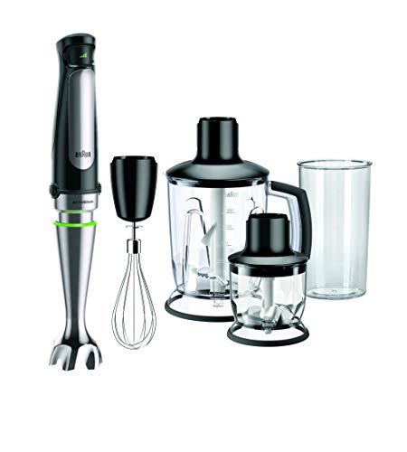 Varinha Mágica BRAUN 7 MQ7045X (Preto) Braun - Batedeiras e liquidificadores - preto, azul, 2 velocidades, 700 W