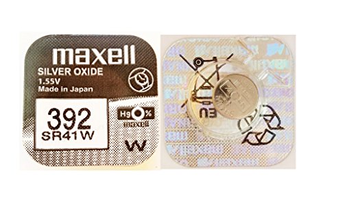 Pilha Pilas OXIDO DE PRATA 392 (SR41W) MAXELL MAXELL 392 - Baterias - alcalino, r6, 1,5v, 500mah