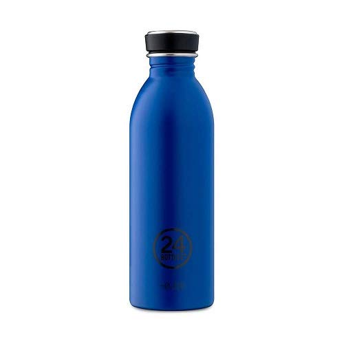 Garrafa Térmica 24BOTTLES Urban Bottle (Azul - 8.5 x 11) 24Bottles - Garrafas de água - 500 ml, aço inoxidável, resistente, fácil de limpar