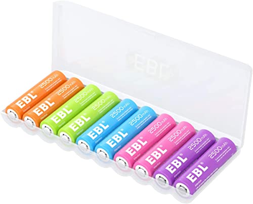 Pilha recarregável EBL (AA, 1 peça(s), 2500 mAh) EBL - Baterias - 2500 mAh, universal, 12 v