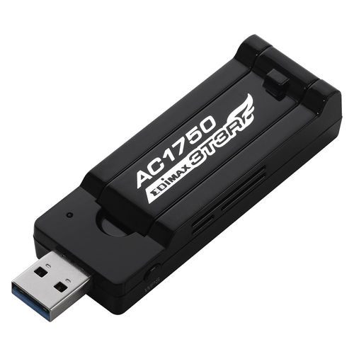 Placa de Rede EDIMAX EW-7833UAC (AC1750 - 450 + 1300 Mbps) Edimax - Placas e adaptadores de rede - ac1750, 450+1300 mbps