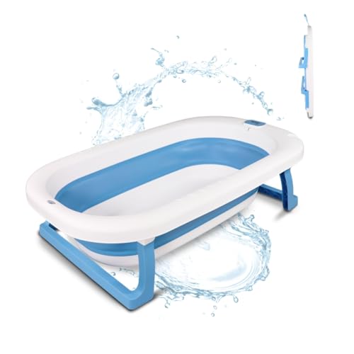 Banheira Infantil MOBICLINIC Dobrável Compacta Antiderrapante com Pés Tubo de Drenagem Mobiclinic - Móveis para bebês e crianças pequenas - dobrável, compacta, antiderrapante, pés tubo drenagem