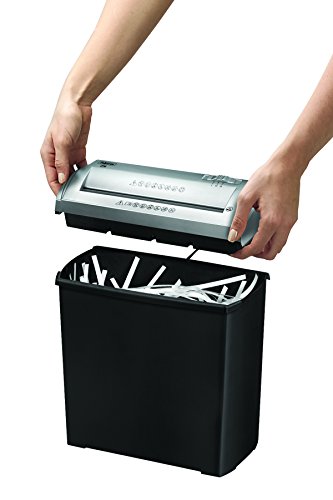 Destruidora de Papel FELLOWES 5F Cross shredding Preto Fellowes - Destruidoras de papel - 5 folhas, p-1, tiras, 299x153x300mm