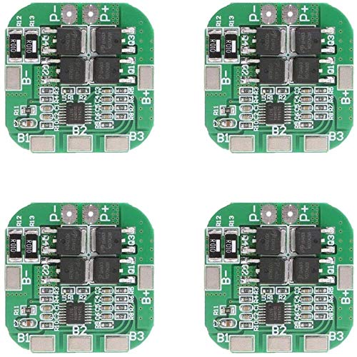 Bateria Recarregável ICQUANZX 4 Pcs 4S 20A 14.8V Batería de litio de iones de litio 18650 Batería BMS PCM ICQUANZX - Placas-mãe - 14.8 Wh, 18650, 3,7 V, 15 a, 4 ah