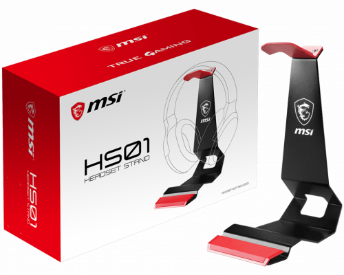 Suporte para Auscultadores MSI HS01 HEADSET STAND MSI - Acessórios de fone de ouvido e headset - auscultadores, suporte, msi, HS01