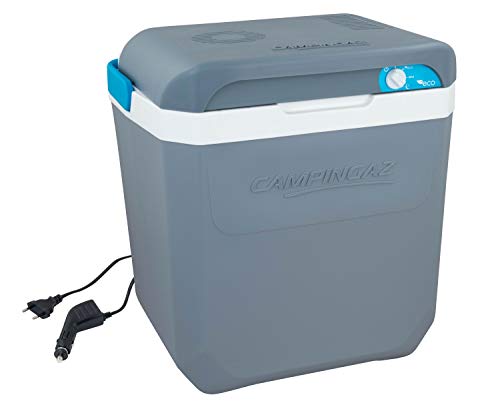 Arca Eléctrica CAMPINGAZ Powerbox Plus Ecomax Campingaz - Porta-alimentos e bebidas - 25 litros, porta dupla, usb, adaptador