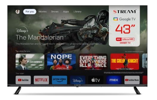 TV STREAM SYSTEM S43Gtu2 (LED - 43'' - 109 cm - 4K Ultra HD) Bomare Company - Televisores - led, 43 polegadas, 4k ultra hd