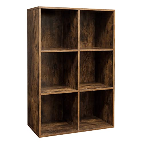 Estante VASAGLE LBC203BX (Castanho - Melamina) VASAGLE - Prateleiras industriais - castanho, melamina, 30 x 65,5 x 97,5 cm, 10 kg