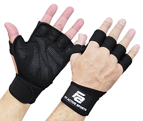 Luvas de Levantamento de Peso NEUF SPORTS Ventiladas (Tamanho Único) Fit Active Sports - Roupa - ventiladas, tamanho único