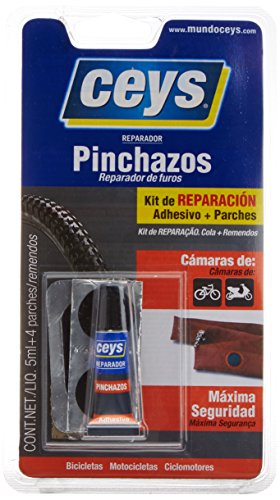 Adesivo Reparador de Pinças CEYS 505016 (Azul) ceys - Materiais de arte e artesanato - furo, pinça, reparação, 4 patches