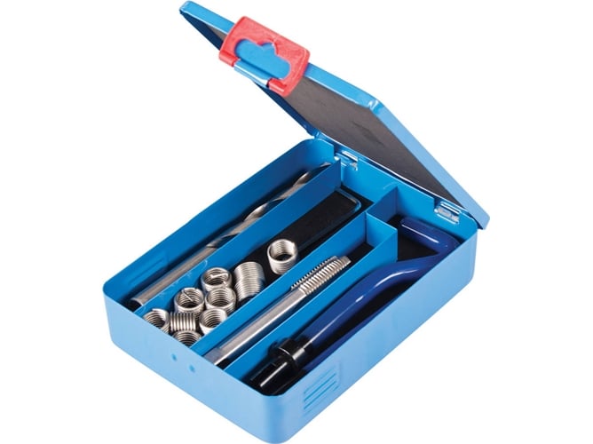 Conjunto de reparação para passos de fios M12 x 1,75 mm - 488570 Silverline - Ferramentas - M12, 1,75 mm