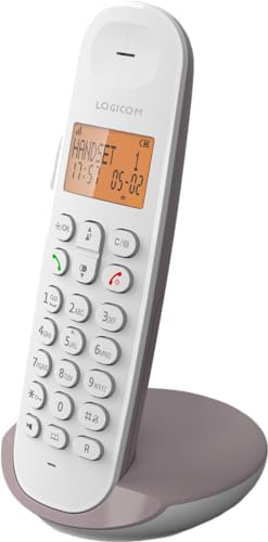 Telefone sem fio LOGICOM ILOA 150 Cinzento LOGICOM - Telemóveis - telefone sem fio, logicom iloa 150, cinzento, dect, 4 linhas, teclas transferência chamadas